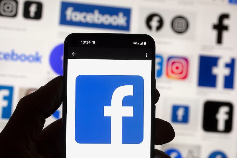 The Facebook logo.